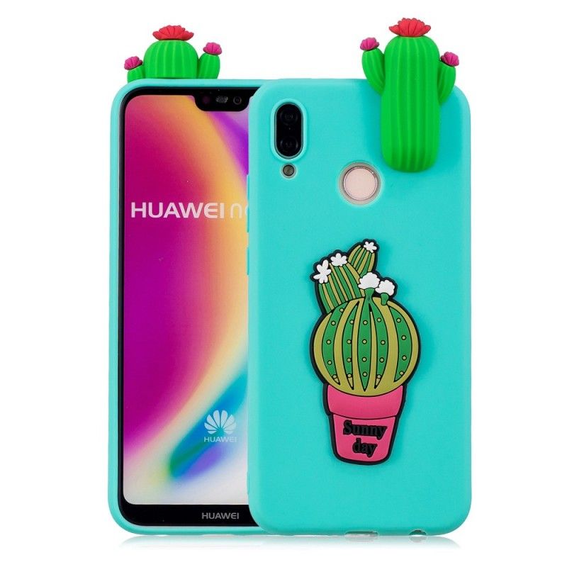 Hülle Für Huawei P20 Lite 3D-Kaktus-Wahnsinn