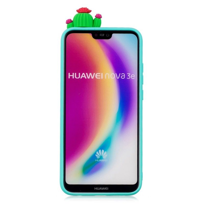 Hülle Für Huawei P20 Lite 3D-Kaktus-Wahnsinn