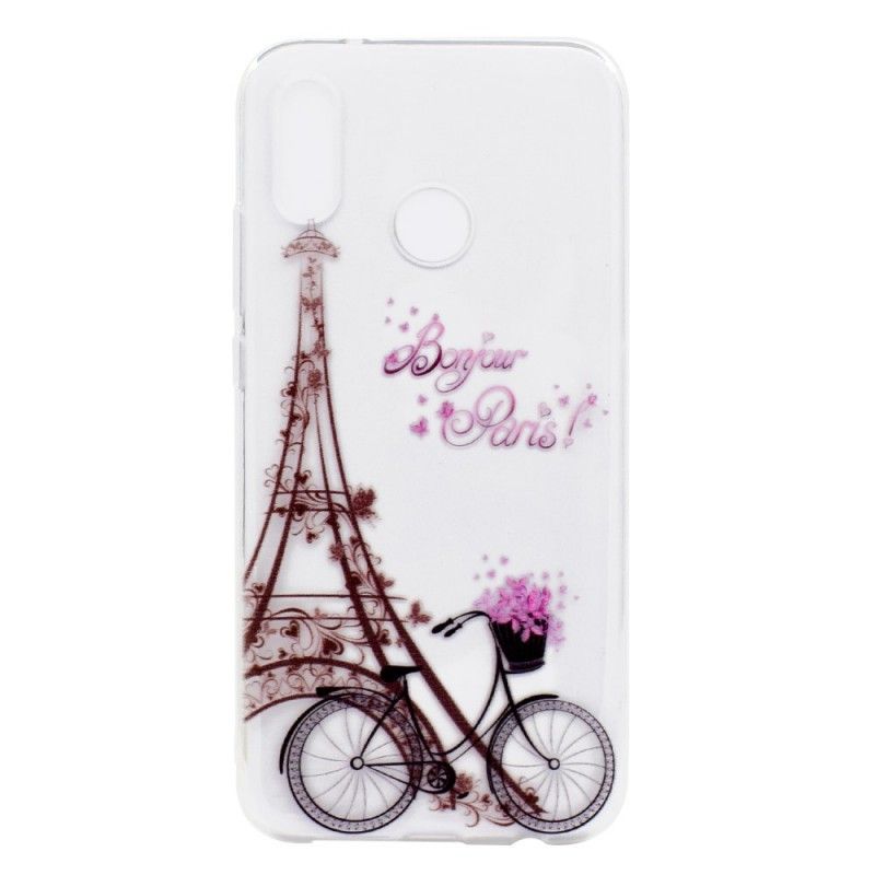 Hülle Für Huawei P20 Lite Transparent Hallo Paris