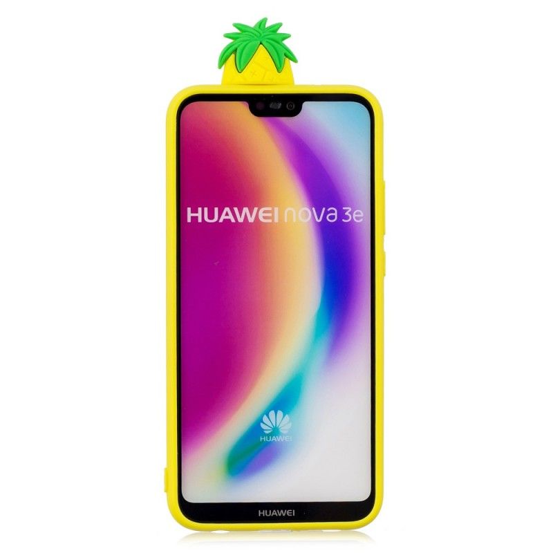 Hülle Huawei P20 Lite 3D Ananas