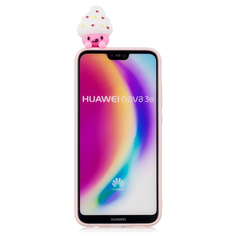 Hülle Huawei P20 Lite Handyhülle 3D Lustiges Eis