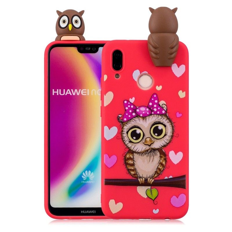 Hülle Huawei P20 Lite Handyhülle 3D Miss Owl