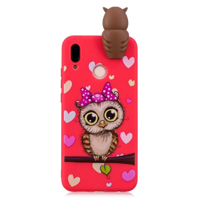 Hülle Huawei P20 Lite Handyhülle 3D Miss Owl