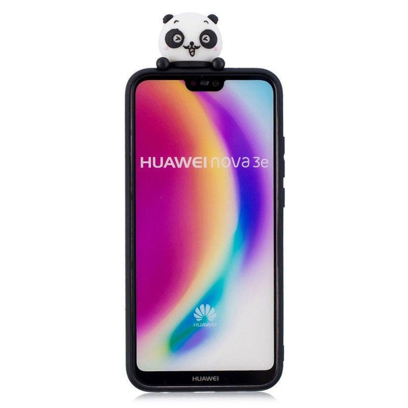 Hülle Huawei P20 Lite Schwarz 3D Mein Panda