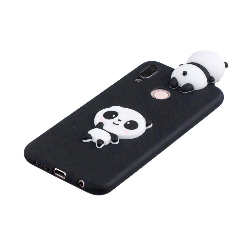 Hülle Huawei P20 Lite Schwarz 3D Mein Panda