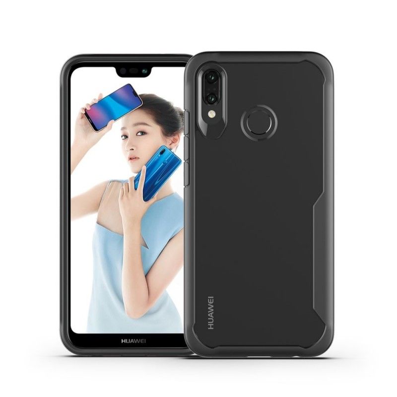 Hülle Huawei P20 Lite Schwarz Handyhülle Premium-Hybrid