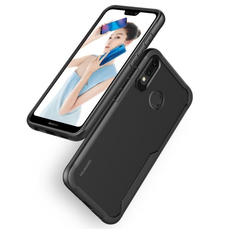 Hülle Huawei P20 Lite Schwarz Handyhülle Premium-Hybrid