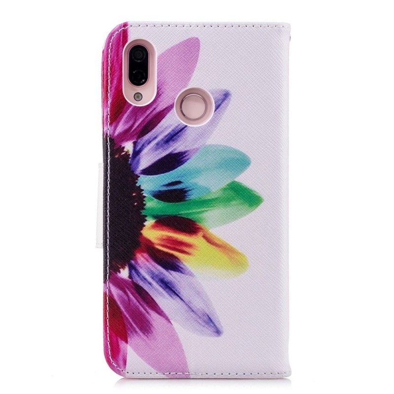 Lederhüllen Für Huawei P20 Lite Aquarellblume