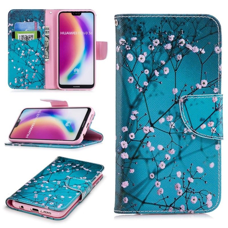 Lederhüllen Für Huawei P20 Lite Blühender Baum