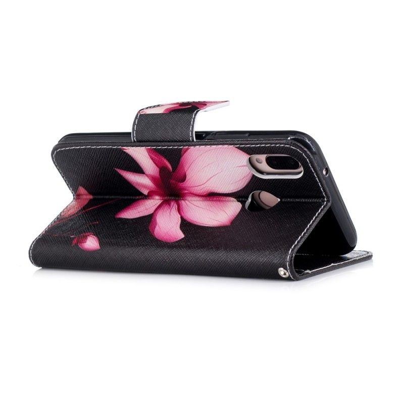 Lederhüllen Für Huawei P20 Lite Rosa Blume