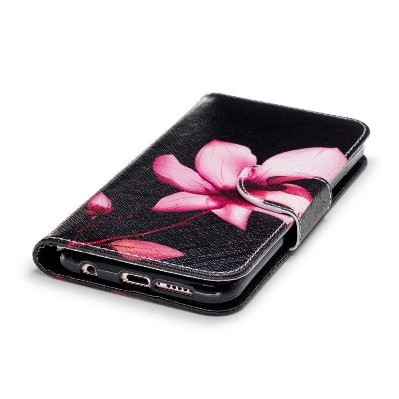 Lederhüllen Für Huawei P20 Lite Rosa Blume