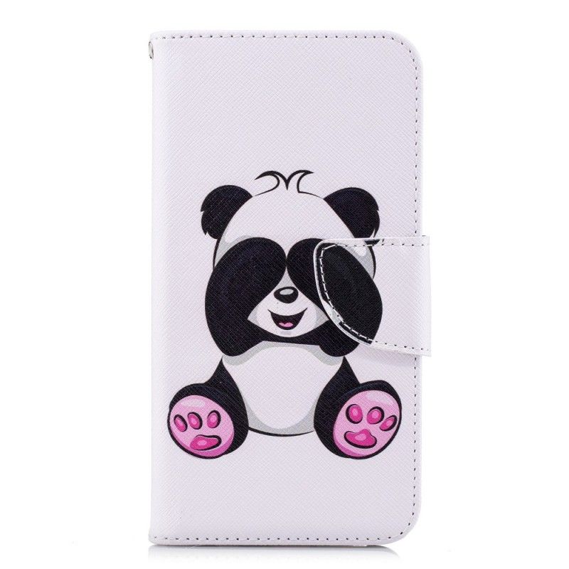 Lederhüllen Huawei P20 Lite Lustiger Panda