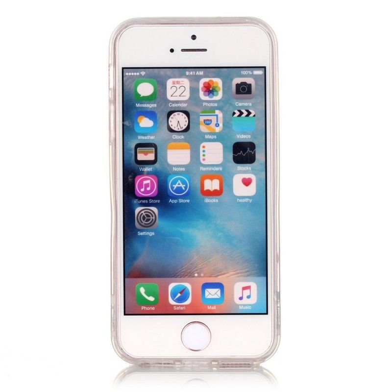 Hülle iPhone 5 / 5S / SE Handyhülle Transparenter Donuts-Lüfter