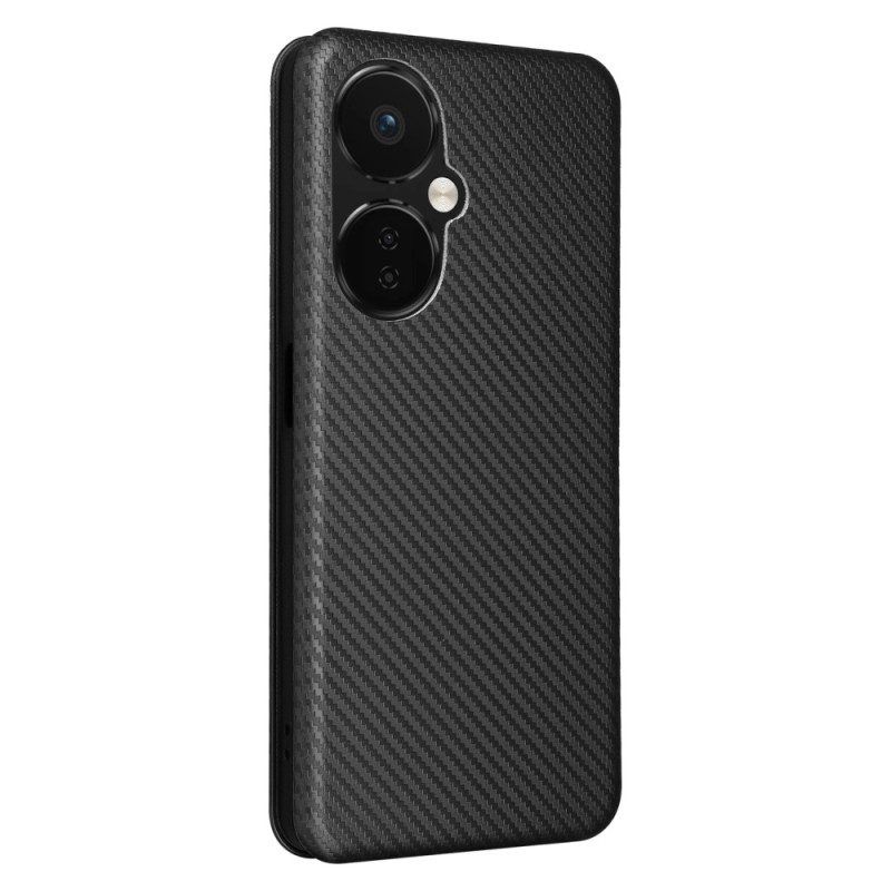 Schutzhülle Für OnePlus Nord CE 3 Lite 5G Flip Case Kohlefaser-textur