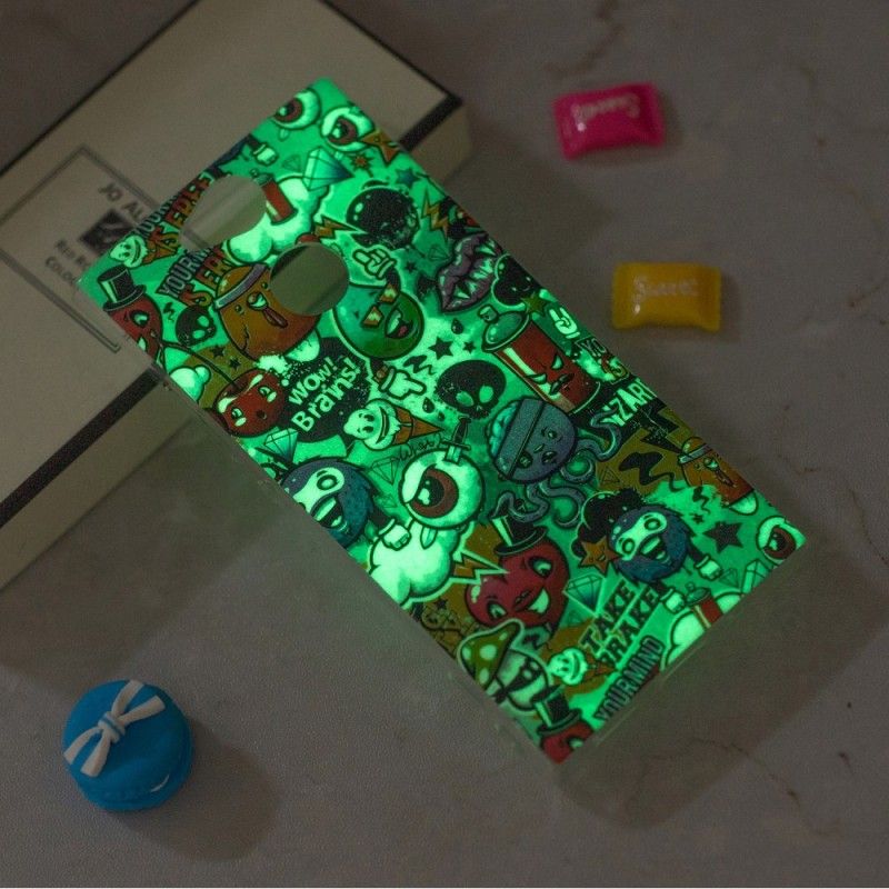 Hülle Sony Xperia XA2 Fluoreszierender Wahnsinn