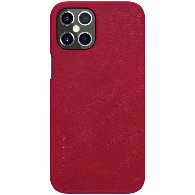 Flip Case iPhone 12 Pro Max Schwarz Nillkin-Qin-Serie