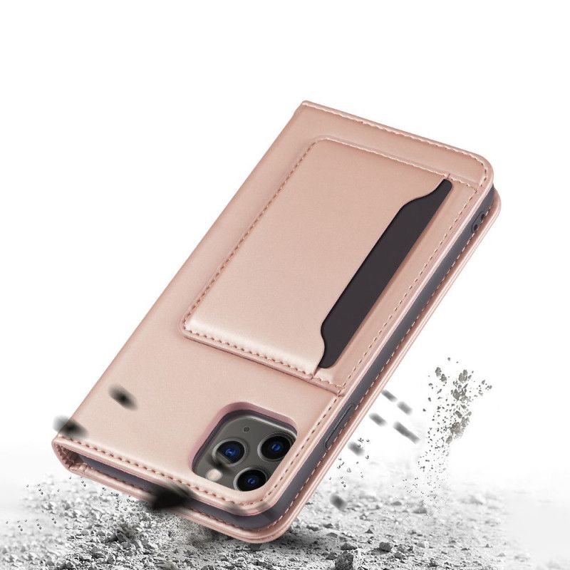 Flip Case iPhone 12 Pro Max Schwarz Stützkartenhalter