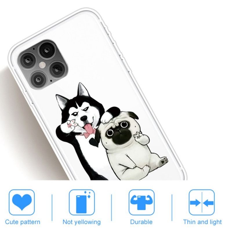 Hülle iPhone 12 Pro Max Lustige Hunde