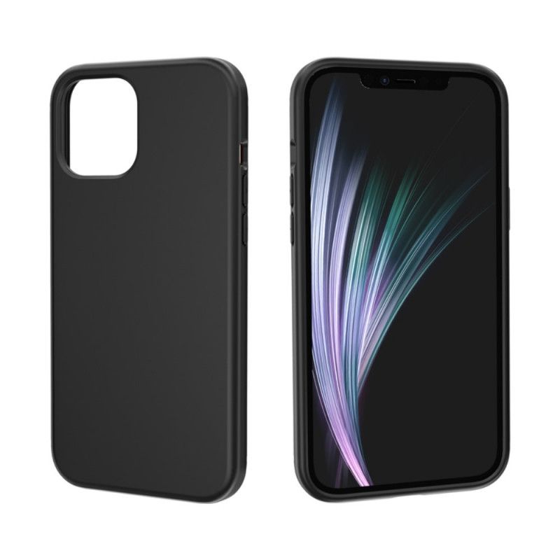 Hülle iPhone 12 Pro Max Schwarz Anti-Fingerabdruck Und Spritzen