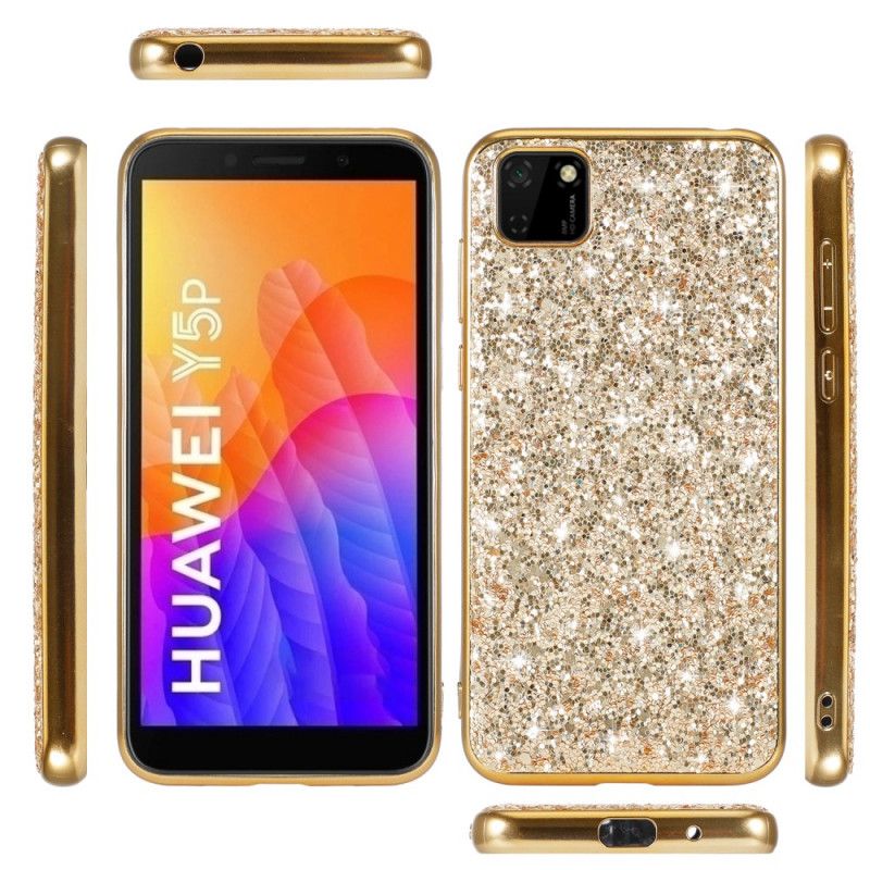 Hülle Für Huawei Y5p Schwarz Ich Bin Glitzernd