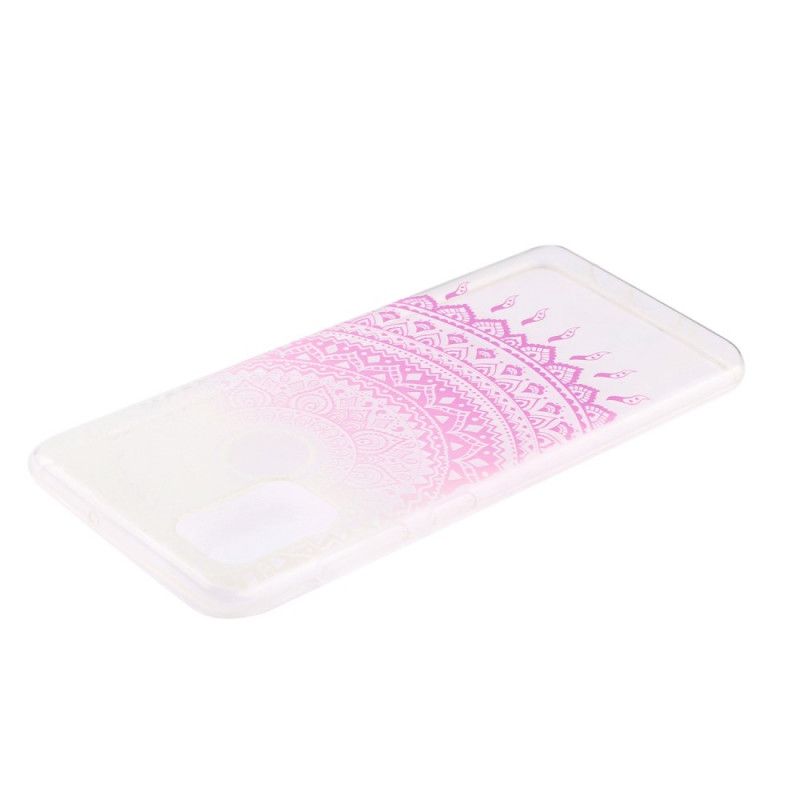 Hülle Huawei Y5p Pink Transparentes Buntes Mandala