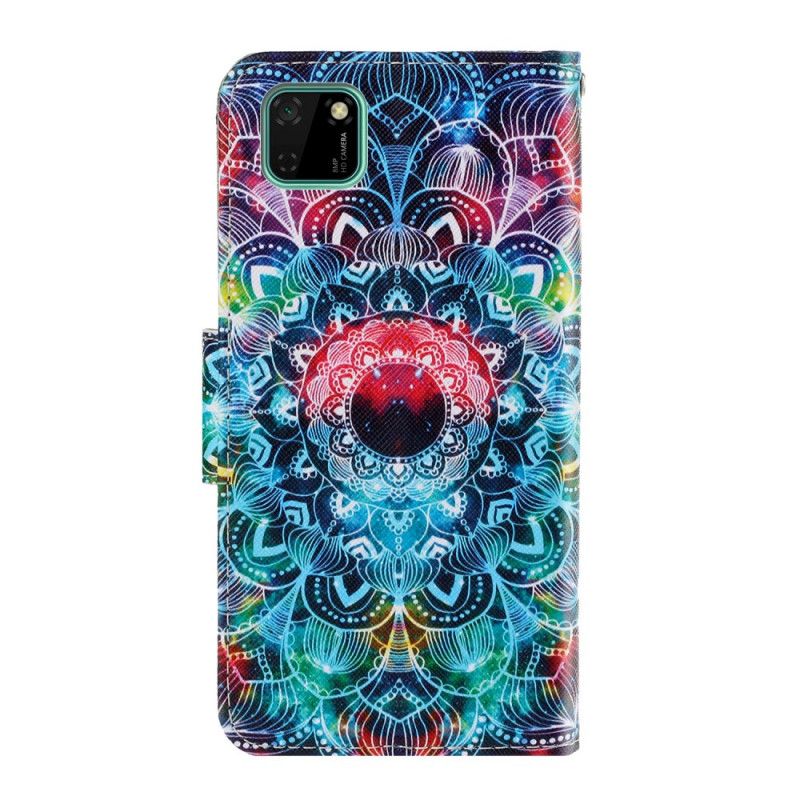 Lederhüllen Huawei Y5p Auffälliges Mandala Mit Tanga