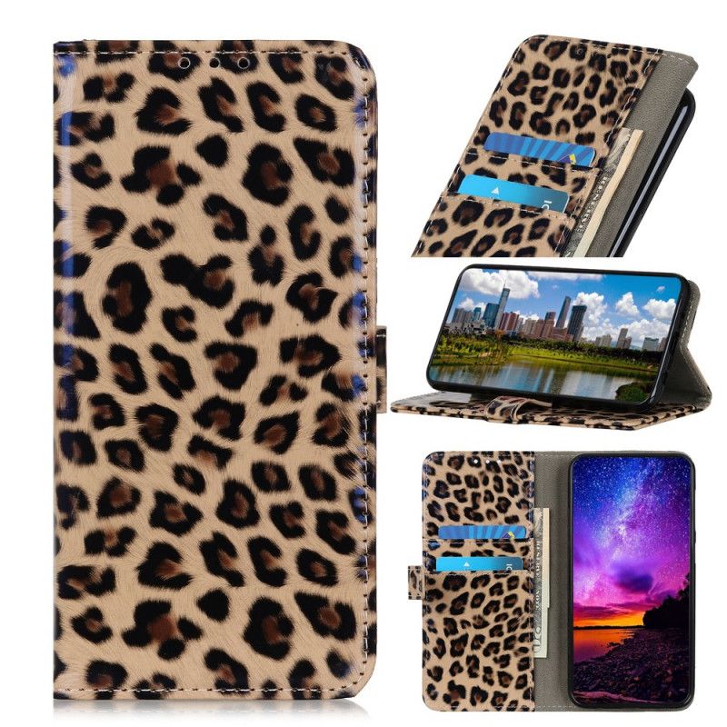 Lederhüllen Huawei Y5p Leopard