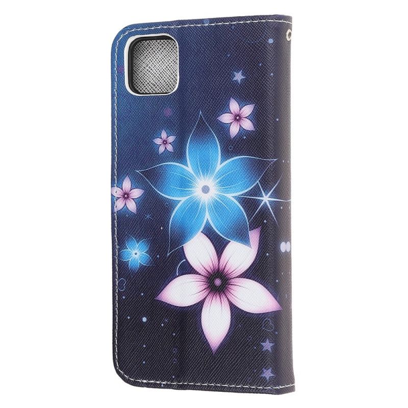 Lederhüllen Huawei Y5p Mondblumen Mit Tanga