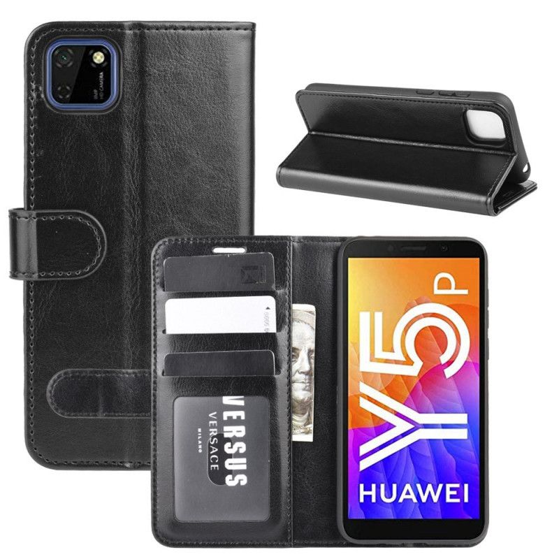 Lederhüllen Huawei Y5p Schwarz Ultra-Kunstleder