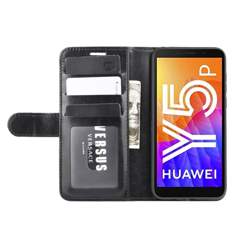 Lederhüllen Huawei Y5p Schwarz Ultra-Kunstleder