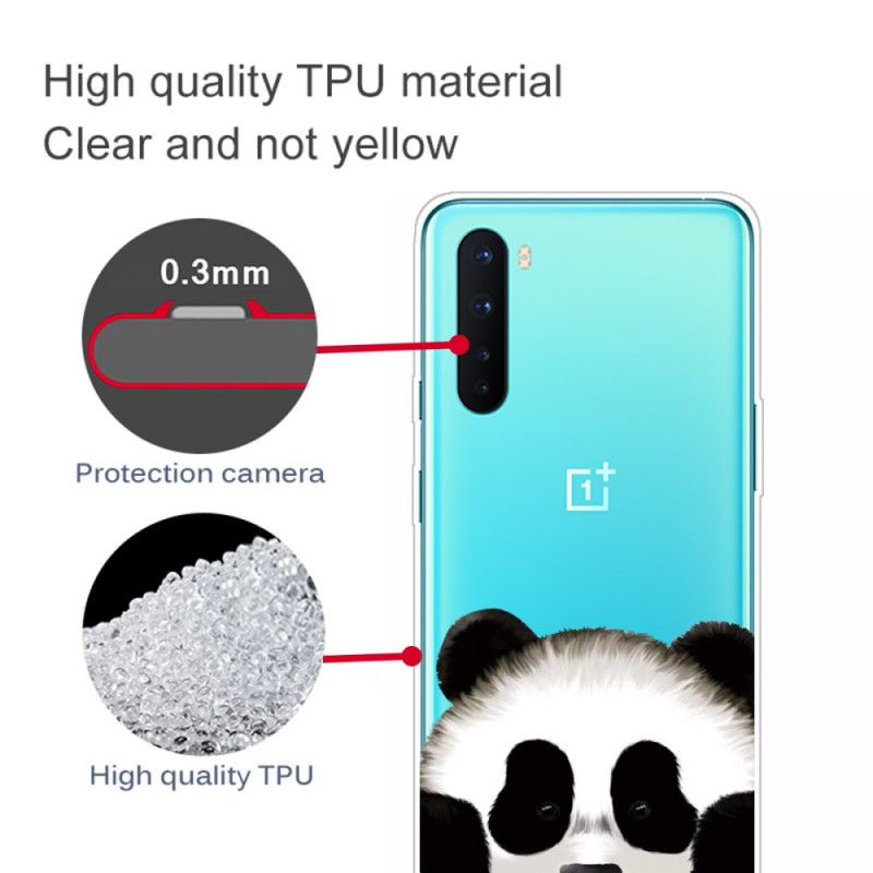 Hülle Für OnePlus Nord Transparenter Panda