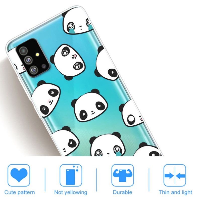 Hülle Für Samsung Galaxy S20 Transparente Sentimentale Pandas