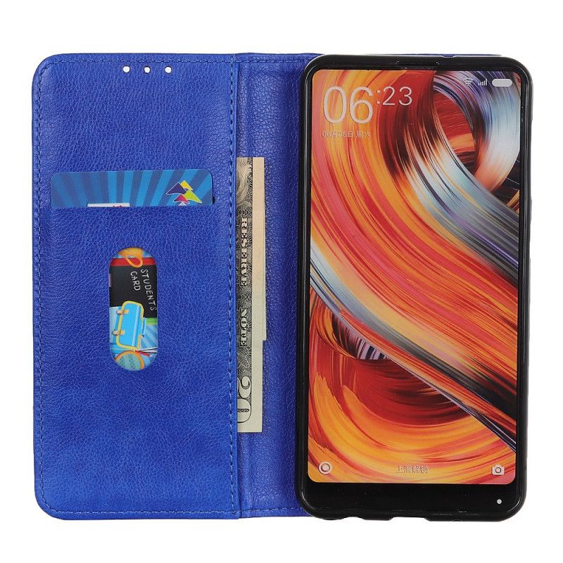 Flip Case Für Huawei Nova 9 Pro / Honor 50 Pro Elegance Litschi-spaltleder