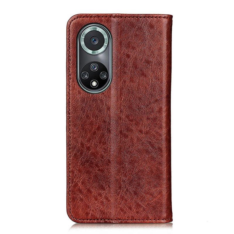 Flip Case Für Huawei Nova 9 Pro / Honor 50 Pro Lederstruktur