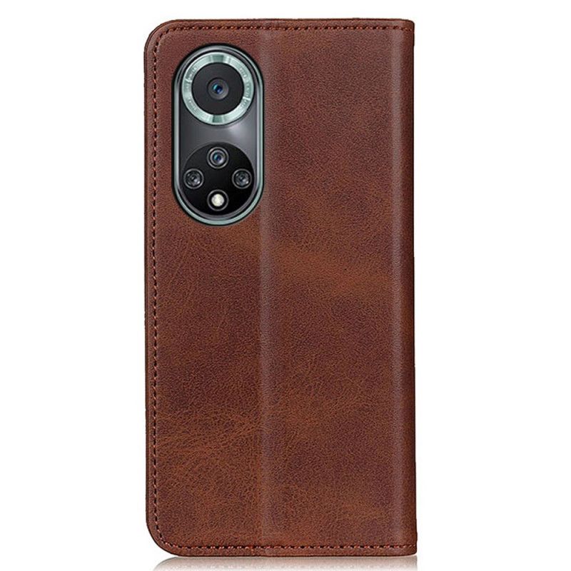 Flip Case Für Huawei Nova 9 Pro / Honor 50 Pro Spaltleder Eleganz