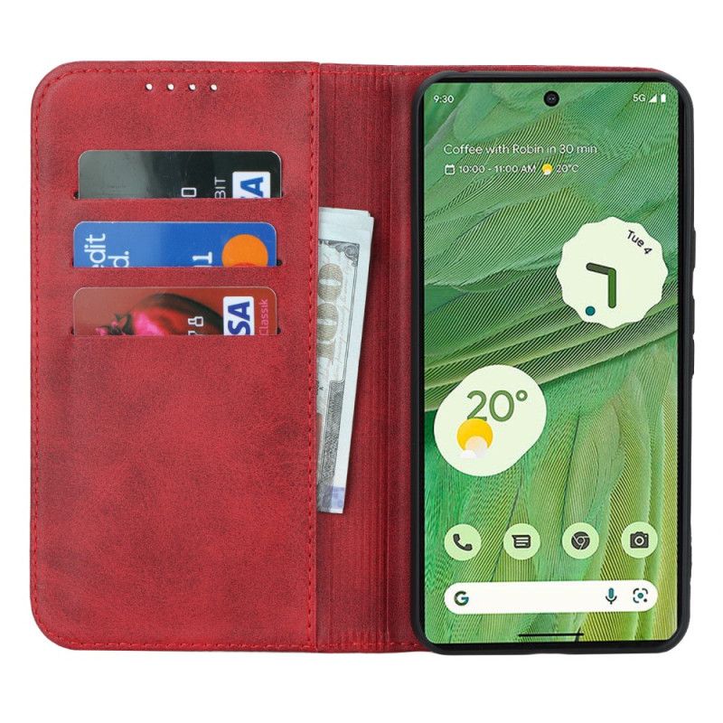 Flip Case Für Google Pixel 8 Stilvolles Kunstleder