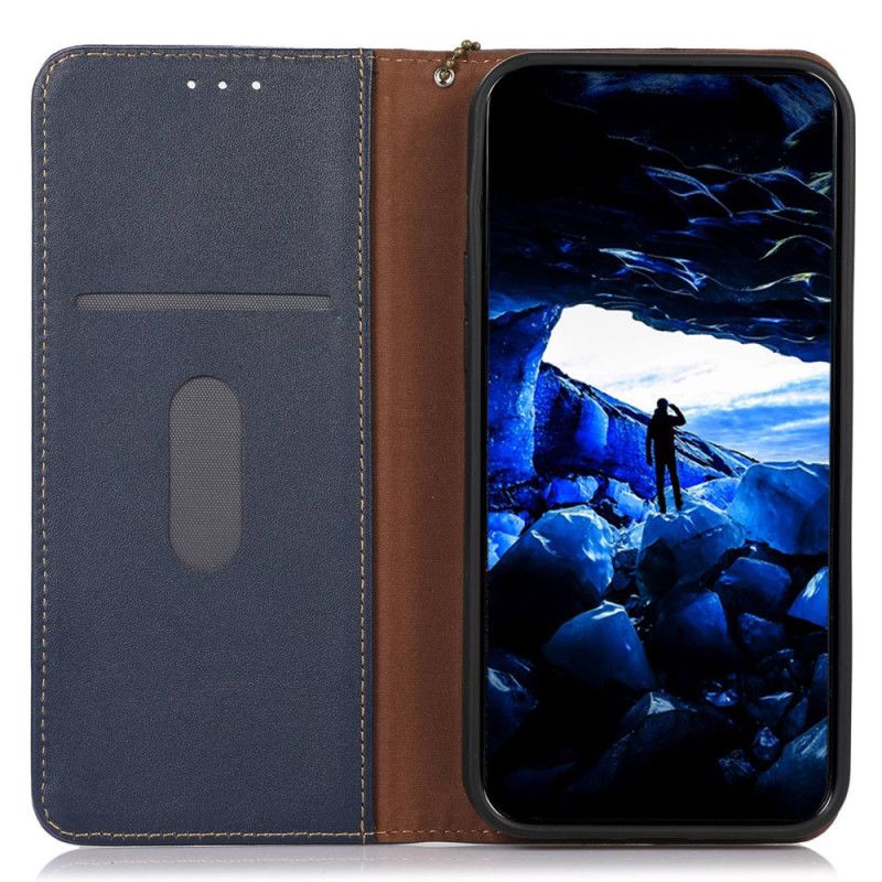 Flip Case Google Pixel 8 Rfid Echtleder Khazneh