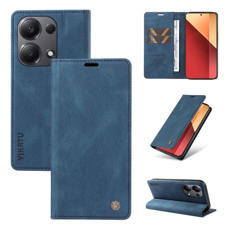 Flip Case Für Xiaomi Redmi Note 13 Pro 4g Yikatu