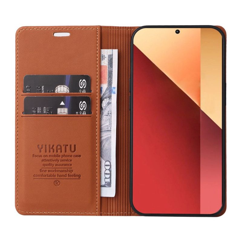 Flip Case Xiaomi Redmi Note 13 Pro 4g Magnetisches Yikatu