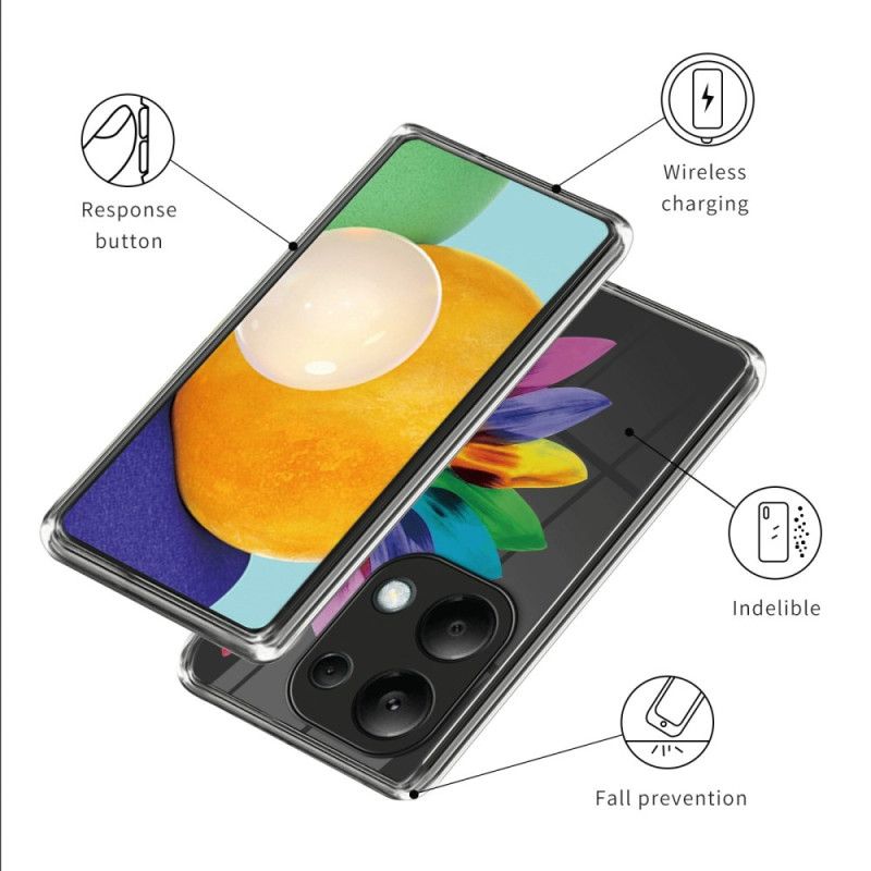 Hülle Xiaomi Redmi Note 13 Pro 4g Bunte Blume