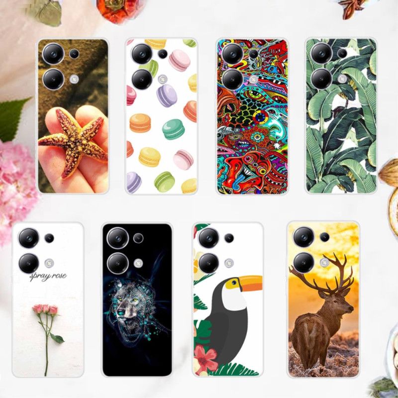 Hülle Xiaomi Redmi Note 13 Pro 4g Handyhülle Drei Blumen