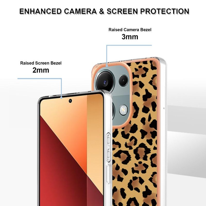 Hülle Xiaomi Redmi Note 13 Pro 4g Handyhülle Leopardenmuster