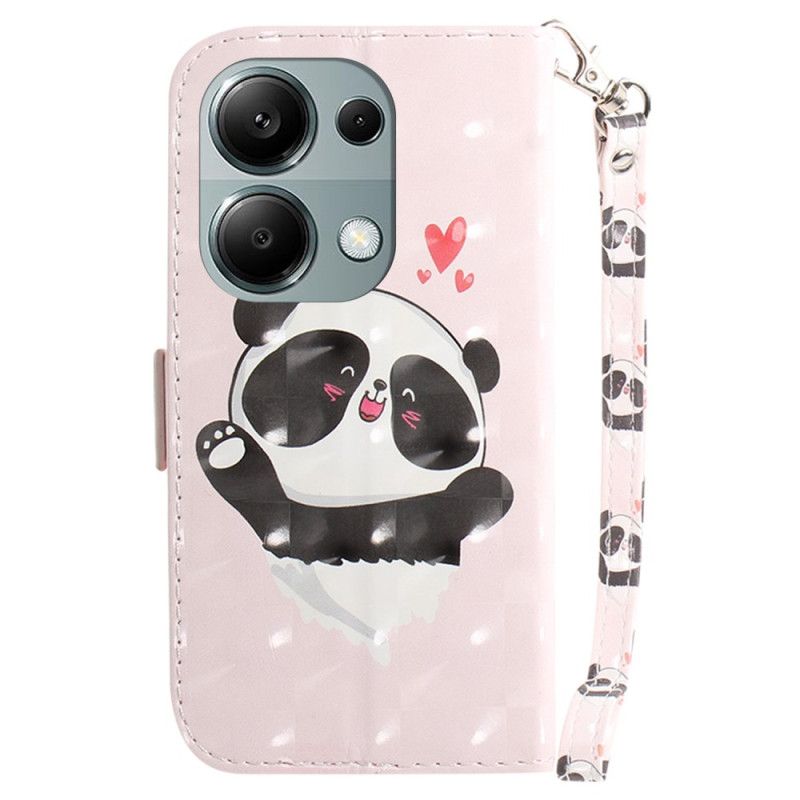 Lederhüllen Xiaomi Redmi Note 13 Pro 4g Panda Love Mit Riemen