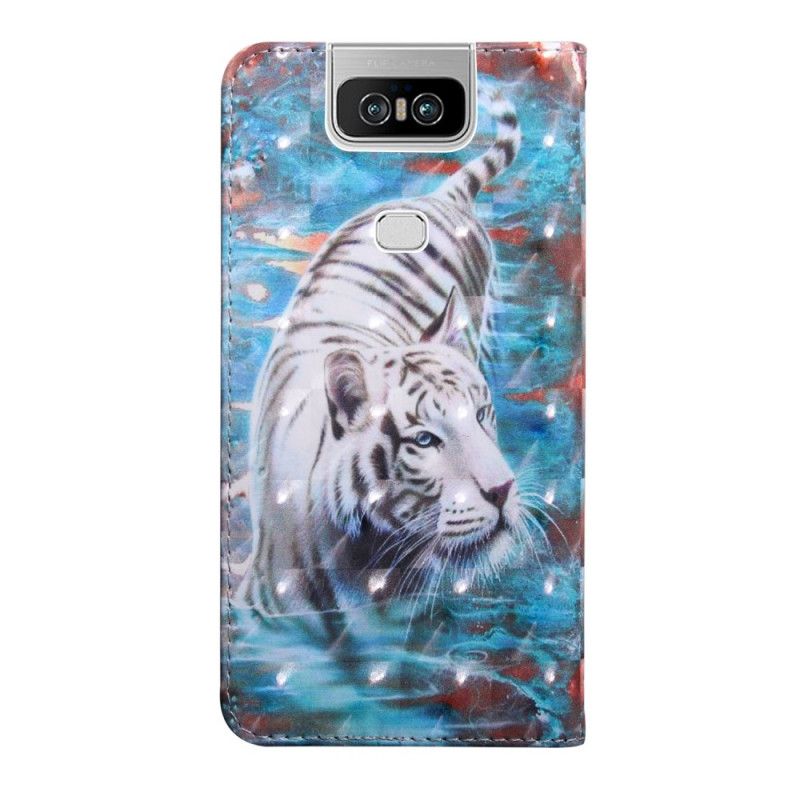 Lederhüllen Asus ZenFone 6 Lucien Der Tiger