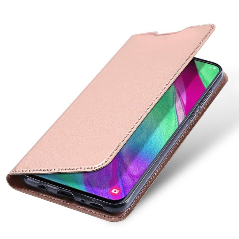 Flip Case Samsung Galaxy A40 Schwarz Pro-Dux-Ducis-Haut