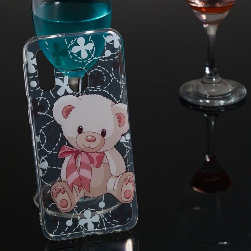 Hülle Für Samsung Galaxy A40 Hübscher Teddybär