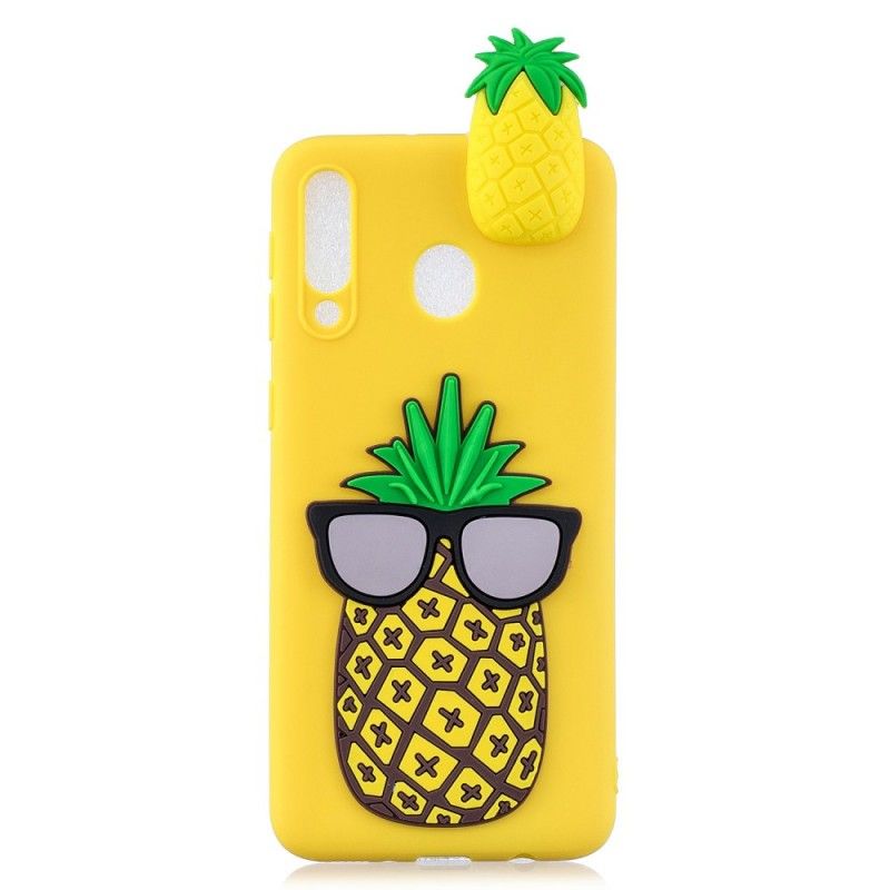 Hülle Samsung Galaxy A40 Handyhülle 3D Coole Ananas