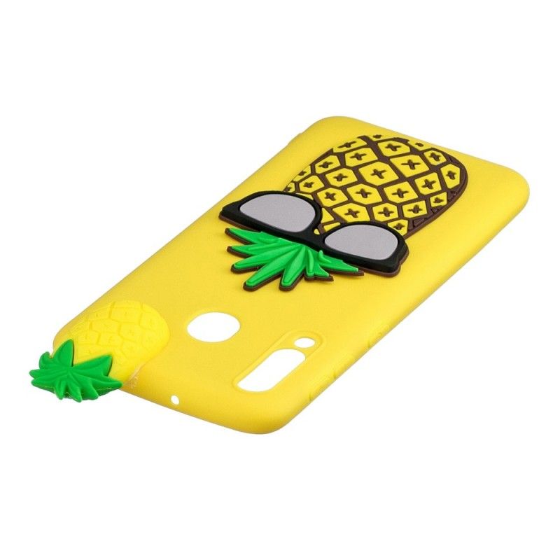 Hülle Samsung Galaxy A40 Handyhülle 3D Coole Ananas