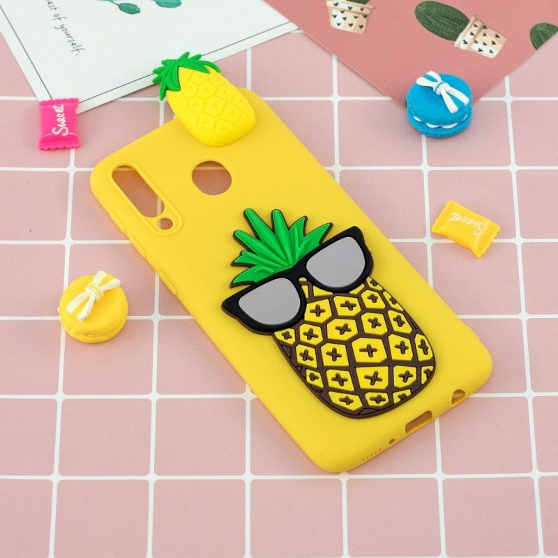 Hülle Samsung Galaxy A40 Handyhülle 3D Coole Ananas