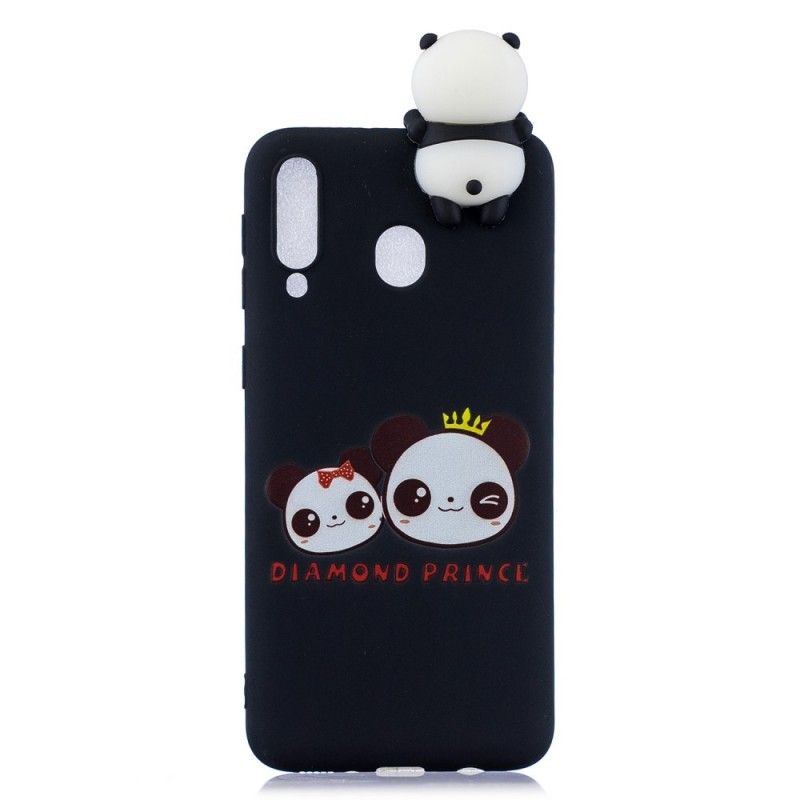 Hülle Samsung Galaxy A40 Handyhülle 3D Panda Der Prinz